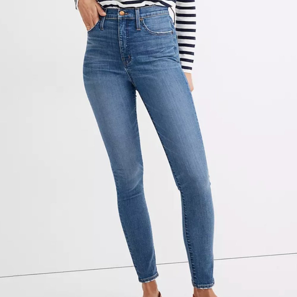Madewell 11" High-Rise Skinny Jeans in Maricopa Wash Sz 29